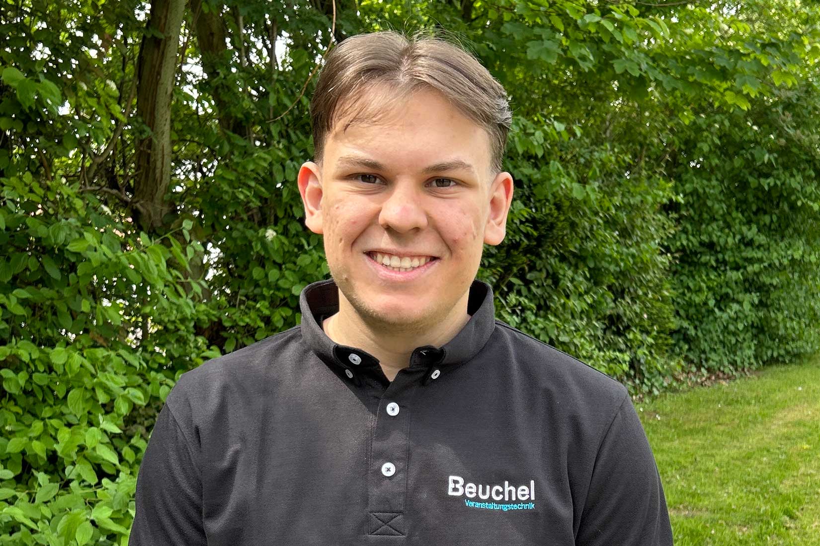 Foto: Neu bei Beuchel Veranstaltungstechnik: Pascal Tischler