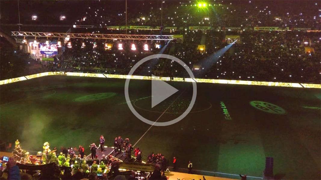 Video: Weihnachtssingen im Dortmunder Stadion 01